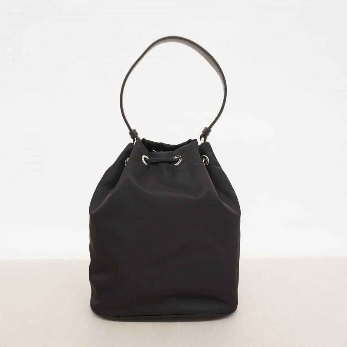 ★最終価格【6de5868-k】プラダ ハンドバッグ ナイロン ブラック シルバー金具 2wayバッグ【中古】レディース