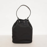 ★最終価格【6de5868-k】プラダ ハンドバッグ ナイロン ブラック シルバー金具 2wayバッグ【中古】レディース