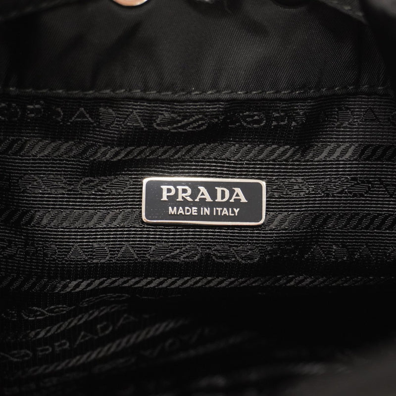 ★最終価格【6de5868-k】プラダ ハンドバッグ ナイロン ブラック シルバー金具 2wayバッグ【中古】レディース