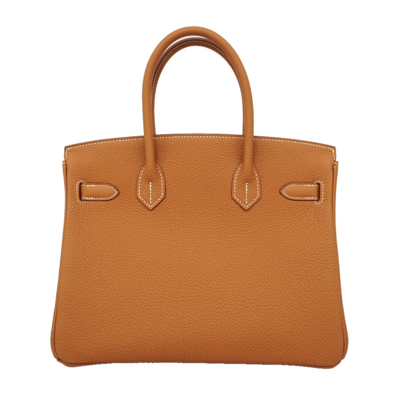 ★SALE【6de5901-g】エルメス ハンドバッグ バーキン30 トゴ ゴールド ゴールド金具 W刻印【中古】レディース