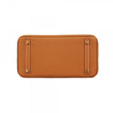 ★SALE【6de5901-g】エルメス ハンドバッグ バーキン30 トゴ ゴールド ゴールド金具 W刻印【中古】レディース