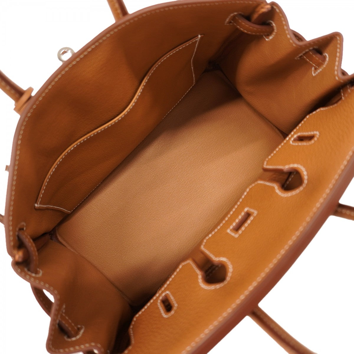 ★SALE【6de5902-g】エルメス ハンドバッグ バーキン25 トゴ ゴールド シルバー金具 K刻印【中古】レディース