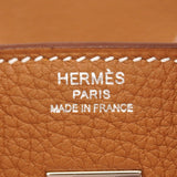 ★SALE【6de5902-g】エルメス ハンドバッグ バーキン25 トゴ ゴールド シルバー金具 K刻印【中古】レディース