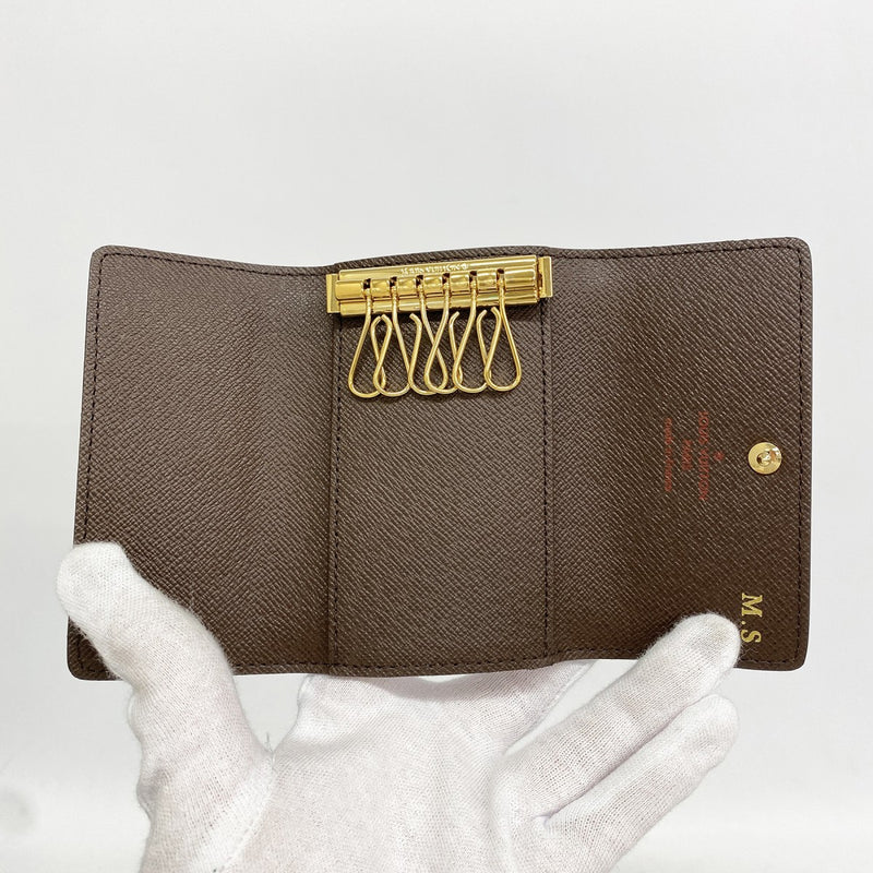 ★SALE【6de5921】ルイヴィトン キーケース ダミエ ミュルティクレ6 N62630 エベヌ【中古】メンズ レディース ユニセックス
