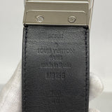 【6de5958】ルイヴィトン ベルト ダミエ・グラフィット サンチュール M9156 ブラック【中古】メンズ