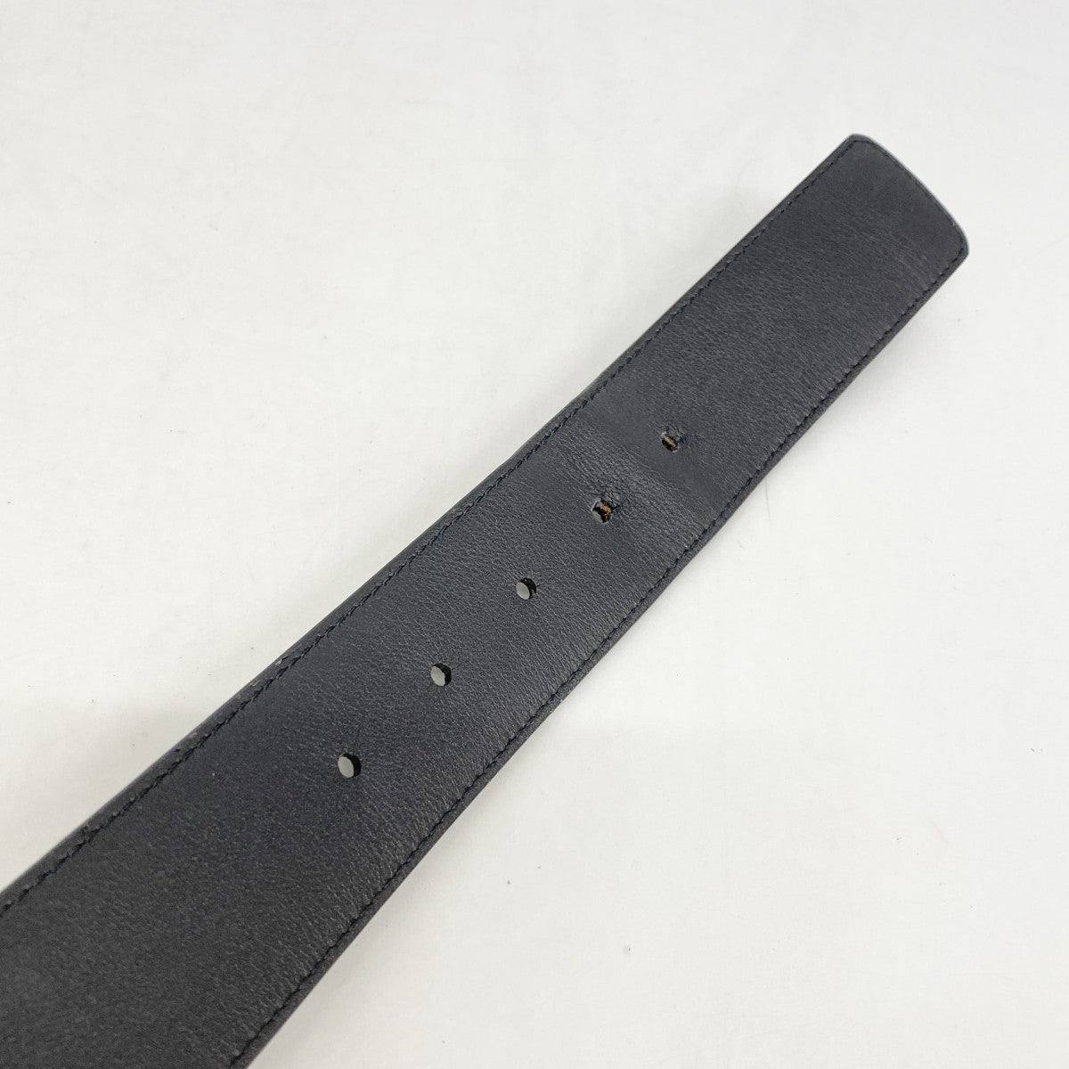 【6de5958】ルイヴィトン ベルト ダミエ・グラフィット サンチュール M9156 ブラック【中古】メンズ