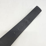 【6de5958】ルイヴィトン ベルト ダミエ・グラフィット サンチュール M9156 ブラック【中古】メンズ