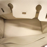【6de5965-g-h】エルメス ハンドバッグ バーキン30 トリヨンクレマンス クレ シルバー金具 C刻印【中古】レディース