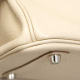 【6de5965-g-h】エルメス ハンドバッグ バーキン30 トリヨンクレマンス クレ シルバー金具 C刻印【中古】レディース