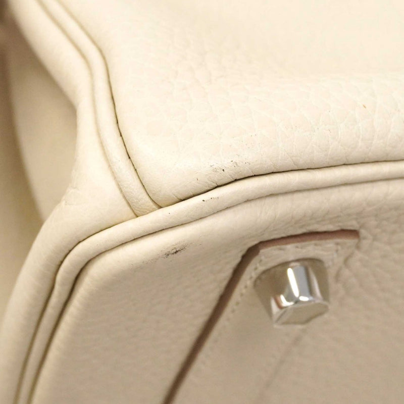 【6de5965-g-h】エルメス ハンドバッグ バーキン30 トリヨンクレマンス クレ シルバー金具 C刻印【中古】レディース