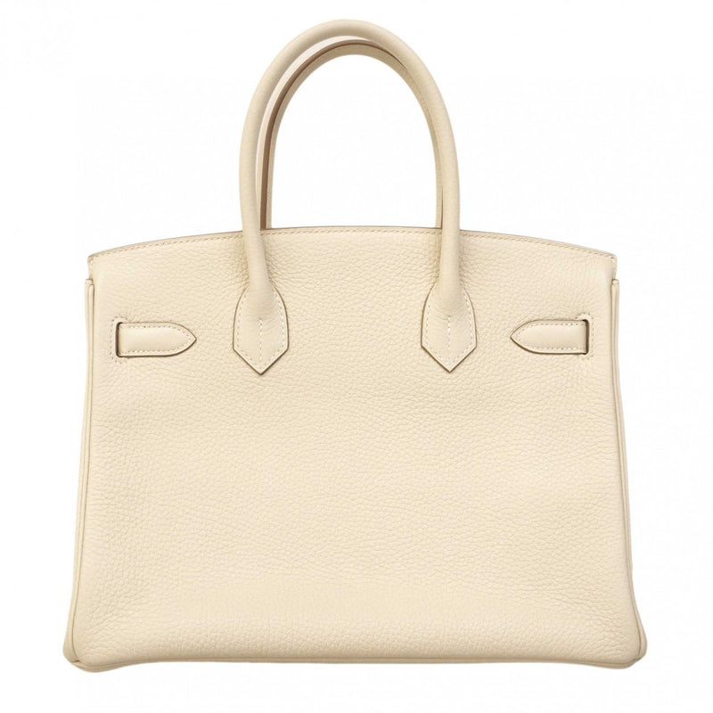 【6de5965-g-h】エルメス ハンドバッグ バーキン30 トリヨンクレマンス クレ シルバー金具 C刻印【中古】レディース