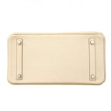 【6de5965-g-h】エルメス ハンドバッグ バーキン30 トリヨンクレマンス クレ シルバー金具 C刻印【中古】レディース