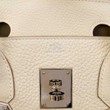 【6de5965-g-h】エルメス ハンドバッグ バーキン30 トリヨンクレマンス クレ シルバー金具 C刻印【中古】レディース
