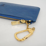 ★SALE【6de6233-k】ルイヴィトン コインケース エピ ポシェットクレ M63805 トレドブルー【中古】メンズ レディース ユニセックス