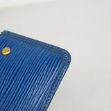 ★SALE【6de6233-k】ルイヴィトン コインケース エピ ポシェットクレ M63805 トレドブルー【中古】メンズ レディース ユニセックス