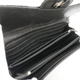 ★SALE【6de6251-k】シャネル ショルダーウォレット マトラッセ チェーンショルダー パテントレザー ブラック シルバー金具【中古】レディース
