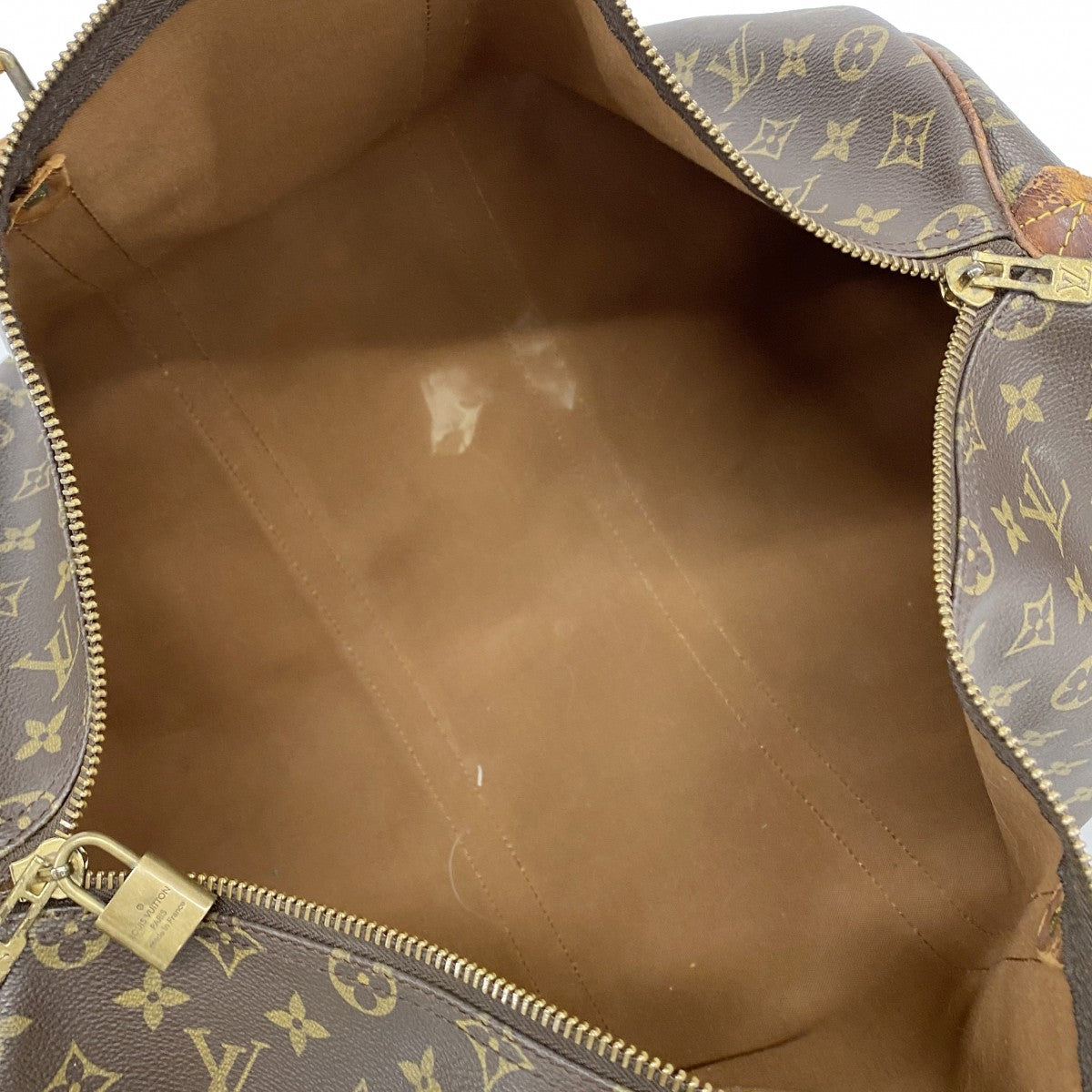【6de6328】ルイヴィトン ボストンバッグ モノグラム キーポル50 M41426 ブラウン【中古】メンズ レディース ユニセックス