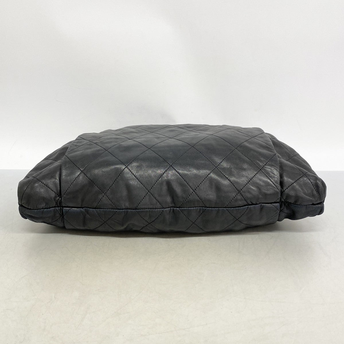 ★SALE【6de6417】シャネル ショルダーバッグ マトラッセ チェーンショルダー ラムスキン ブラック シルバー金具【中古】レディース