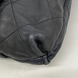 ★SALE【6de6417】シャネル ショルダーバッグ マトラッセ チェーンショルダー ラムスキン ブラック シルバー金具【中古】レディース