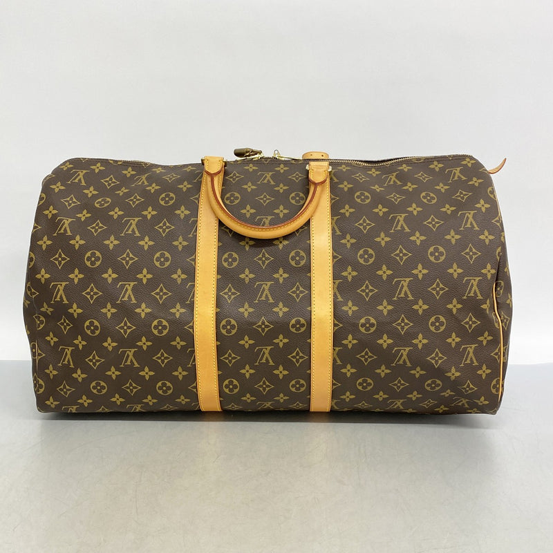 【6de6424】ルイヴィトン ボストンバッグ モノグラム キーポル55 M41424 ブラウン【中古】メンズ レディース ユニセックス