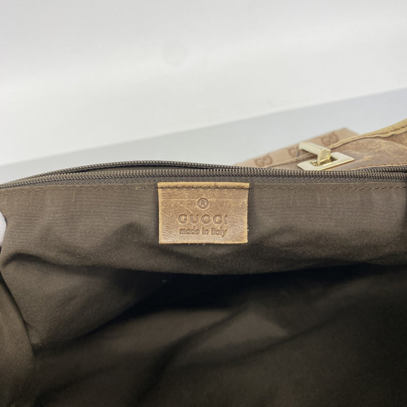 【6de6431-k】グッチ トートバッグ 002 1098 キャンバス ピンクベージュ シャンパンゴールド金具【中古】レディース