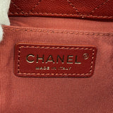 ★SALE【6de6517】シャネル ハンドバッグ マトラッセ チェーンショルダー キャビアスキン レッド ゴールド金具 2wayバッグ【中古】レディース