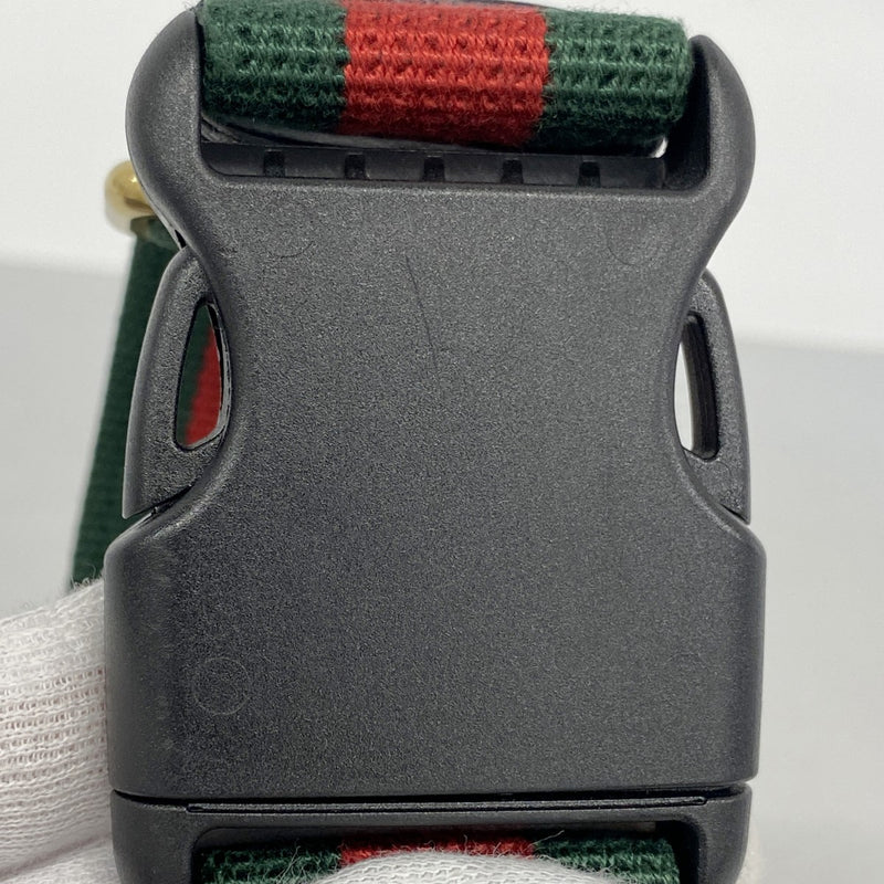 ★SALE【6ea0003-k】グッチ ウエストバッグ 530412 レザー ブラック ゴールド金具【中古】メンズ
