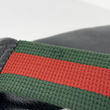 ★SALE【6ea0003-k】グッチ ウエストバッグ 530412 レザー ブラック ゴールド金具【中古】メンズ
