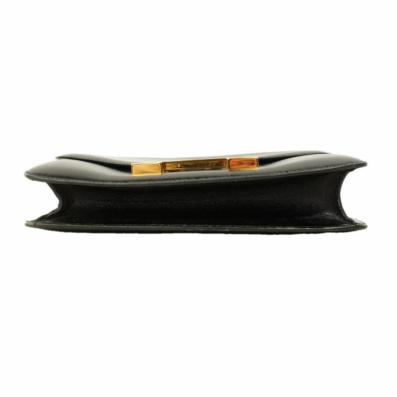 ★在庫処分★最終価格★SALE【6ea0032】エルメス ショルダーバッグ コンスタンス23 ボックスカーフ ブラック ゴールド金具 〇S刻印【中古】レディース