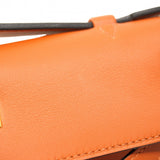 ★SALE【6ea0102-g】エルメス ハンドバッグ ポシェットケリー スイフト キュイーブル ゴールド金具 K刻印【中古】レディース