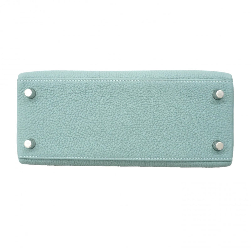 ★SALE【6ea0157-e-g】エルメス ハンドバッグ ケリー25 トゴ シエル シルバー金具 Y刻印 2wayバッグ【中古】レディース