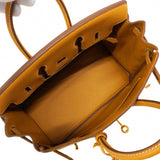 ★SALE【6eb0486-g】エルメス ハンドバッグ バーキン25 トゴ ナチュラルサブレ ゴールド金具 W刻印【中古】レディース