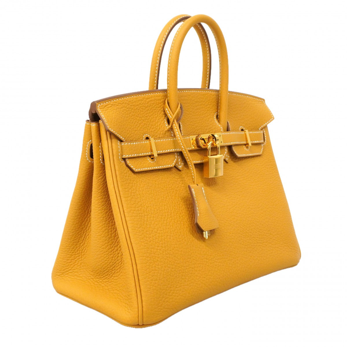 ★SALE【6eb0486-g】エルメス ハンドバッグ バーキン25 トゴ ナチュラルサブレ ゴールド金具 W刻印【中古】レディース