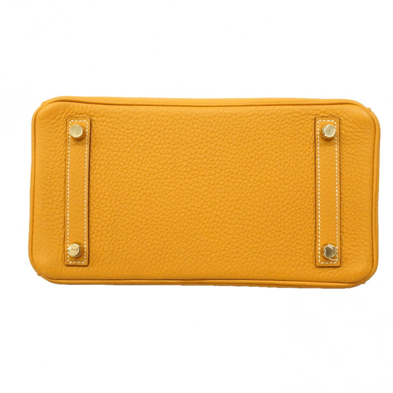 ★SALE【6eb0486-g】エルメス ハンドバッグ バーキン25 トゴ ナチュラルサブレ ゴールド金具 W刻印【中古】レディース