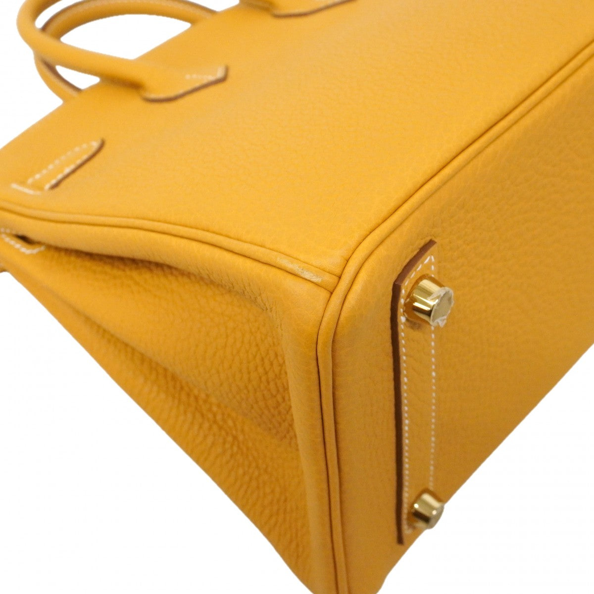 ★SALE【6eb0486-g】エルメス ハンドバッグ バーキン25 トゴ ナチュラルサブレ ゴールド金具 W刻印【中古】レディース
