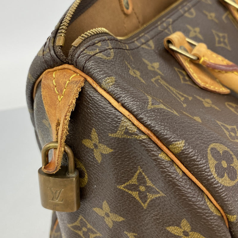 【6eb0497】ルイヴィトン ハンドバッグ モノグラム スピーディ35 M41107 ブラウン【中古】レディース