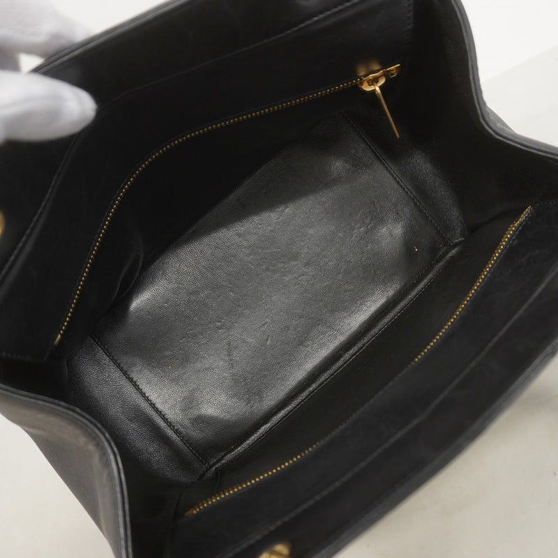 ★SALE【6eb0572-k】シャネル ハンドバッグ マトラッセ ラムスキン ブラック ゴールド金具【中古】レディース
