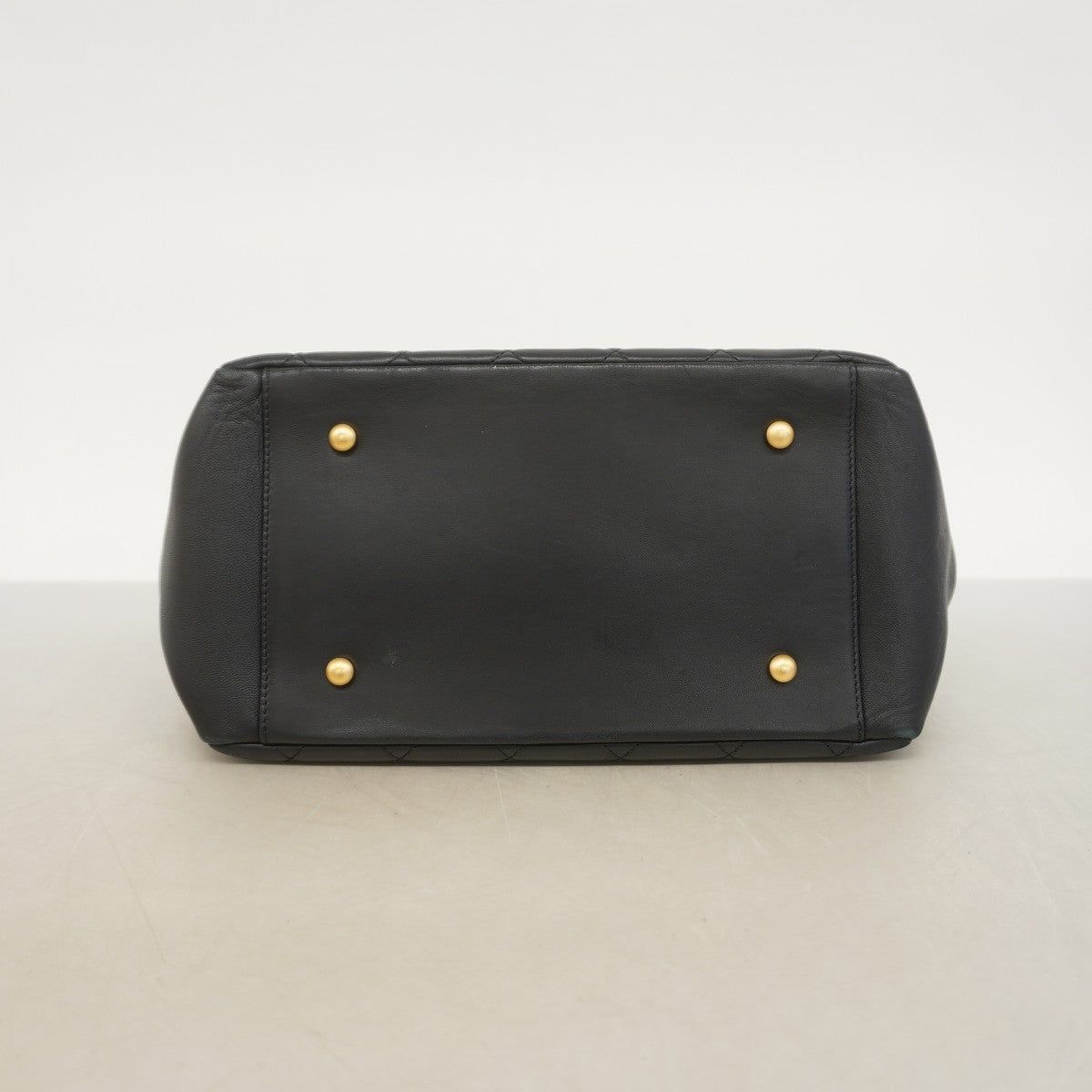 ★SALE【6eb0572-k】シャネル ハンドバッグ マトラッセ ラムスキン ブラック ゴールド金具【中古】レディース