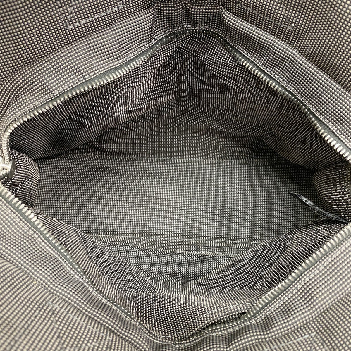 【6eb0761-k】エルメス ハンドバッグ エールラインMM キャンバス グレー シルバー金具【中古】メンズ レディース ユニセックス