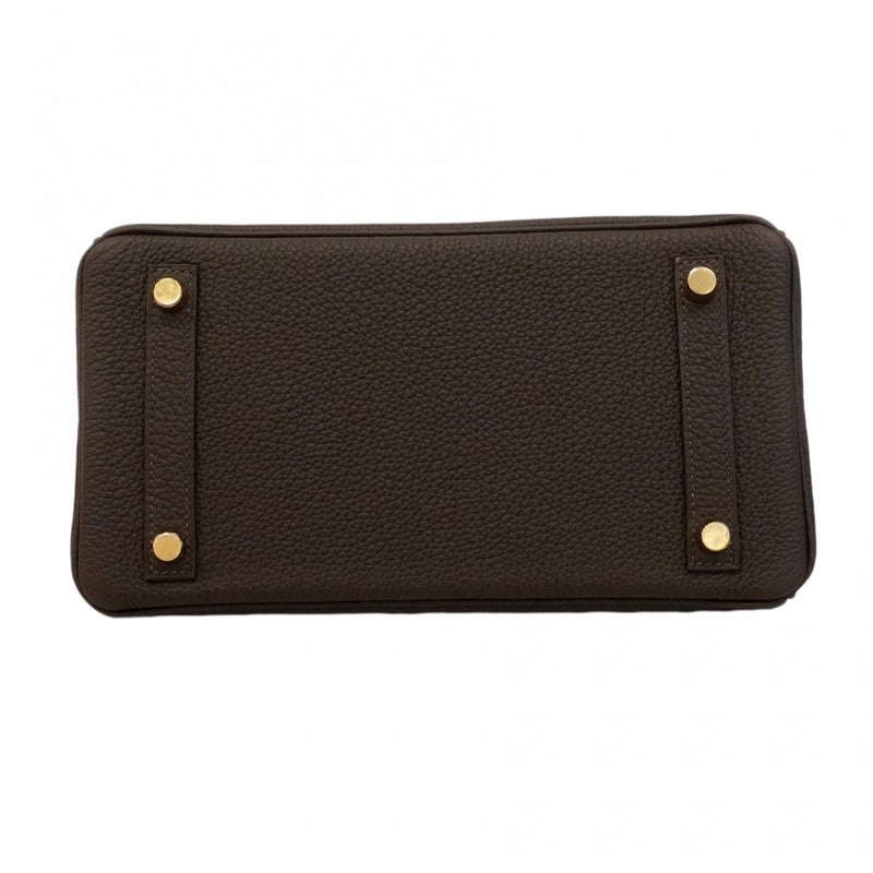 【6eb0860-g】エルメス ハンドバッグ バーキン25 トゴ ヴェールロデン ゴールド金具 G刻印【中古】レディース