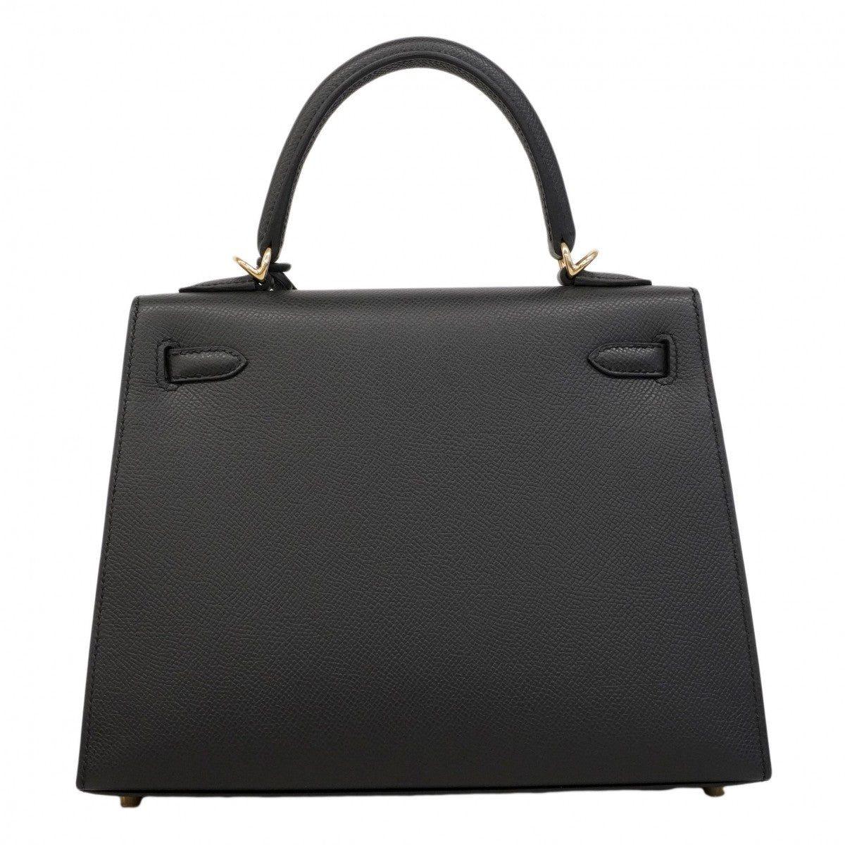 ★SALE【6eb0861-g】エルメス ハンドバッグ ケリー25 ヴォーエプソン グリミスティ ゴールド金具 K刻印 2wayバッグ【中古】レディース