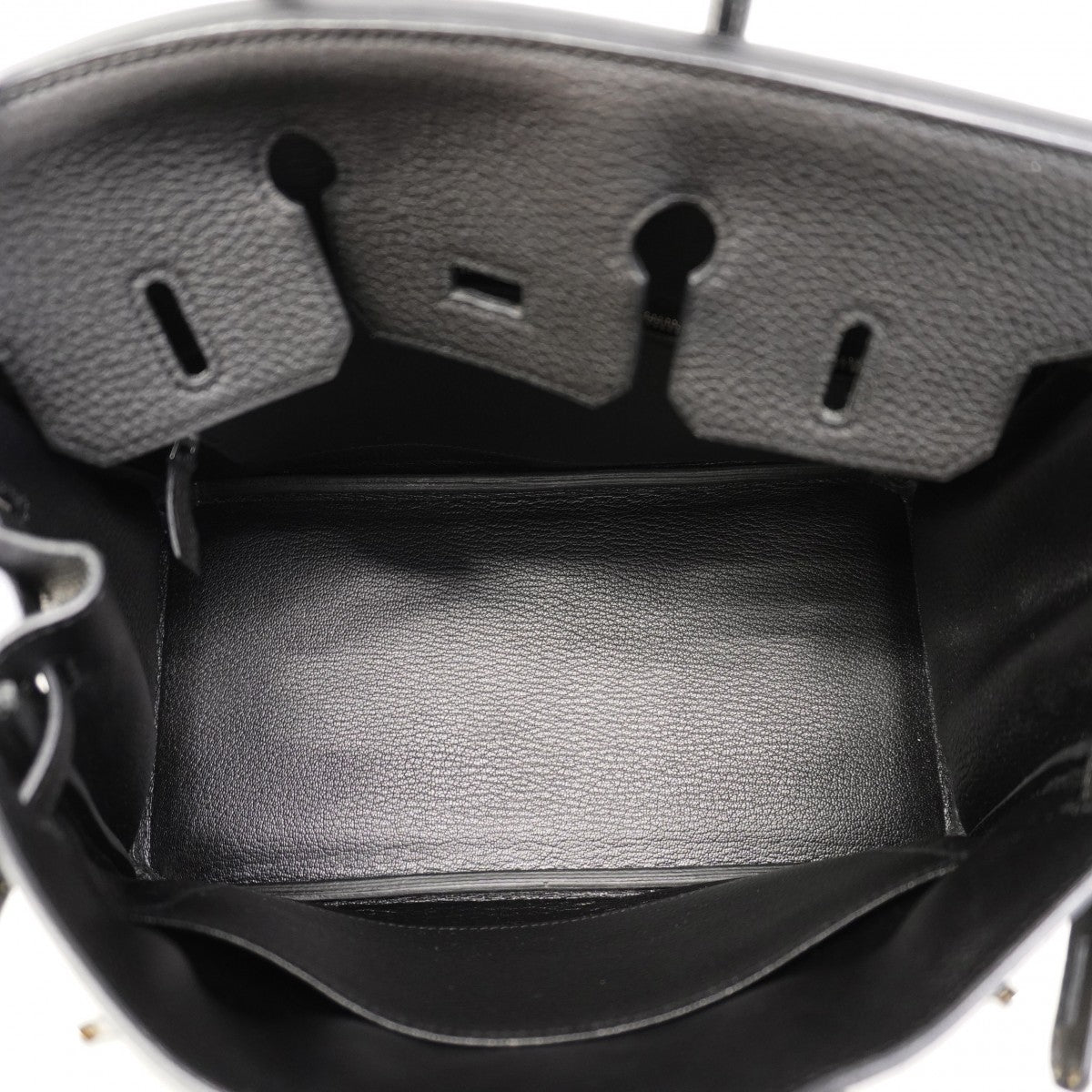 ★SALE【6eb0862-g】エルメス ハンドバッグ バーキン25 トゴ ブラック シルバー金具 A刻印【中古】レディース