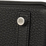 ★SALE【6eb0862-g】エルメス ハンドバッグ バーキン25 トゴ ブラック シルバー金具 A刻印【中古】レディース