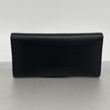 【6eb0897】サルヴァトーレフェラガモ 長財布 ガンチーニ レザー ブラック ゴールド金具【中古】レディース