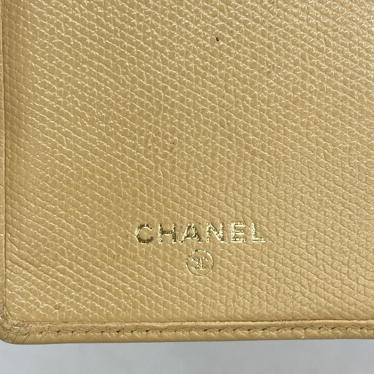 【6eb1004-k】シャネル 長財布 ココボタン レザー ベージュ ゴールド金具【中古】レディース