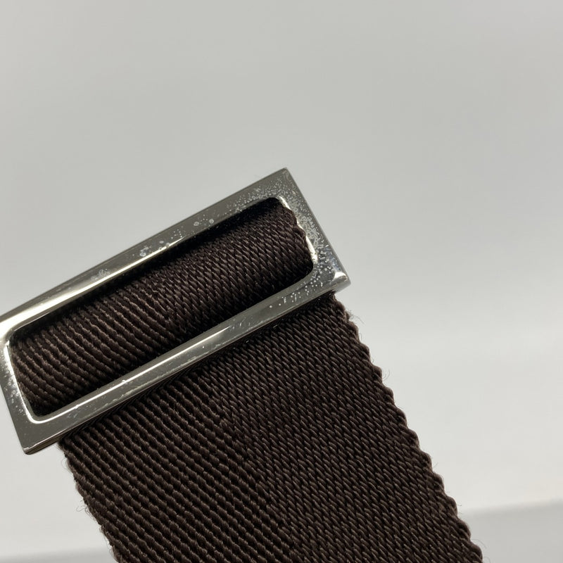 【6eb1072-k】グッチ ショルダーバッグ GGキャンバス 122790 キャンバス ベージュ ブラウン シルバー金具【中古】レディース