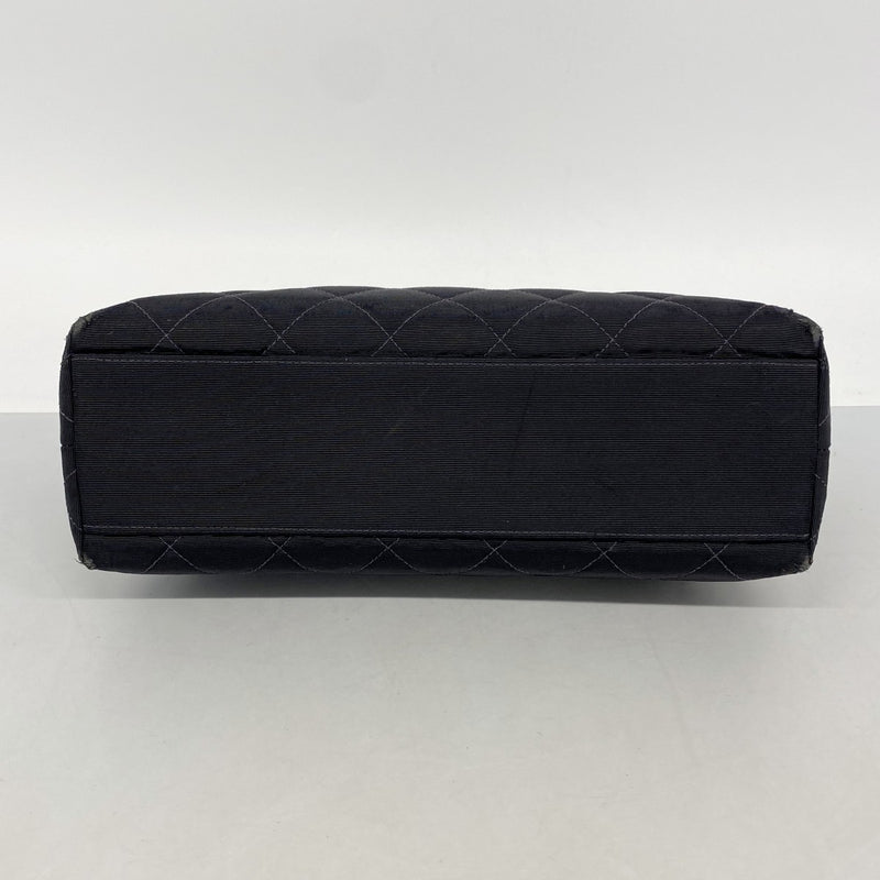 ★在庫処分★最終価格★SALE【6eb1076-k】シャネル ショルダーバッグ マトラッセ チェーンショルダー キャンバス ブラック ゴールド金具【中古】レディース