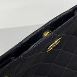 ★在庫処分★最終価格★SALE【6eb1076-k】シャネル ショルダーバッグ マトラッセ チェーンショルダー キャンバス ブラック ゴールド金具【中古】レディース