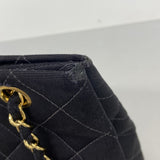 ★在庫処分★最終価格★SALE【6eb1076-k】シャネル ショルダーバッグ マトラッセ チェーンショルダー キャンバス ブラック ゴールド金具【中古】レディース