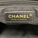 【6eb1094-k】シャネル トートバッグ ニュートラベル ナイロン ブラック シャンパンゴールド金具【中古】レディース
